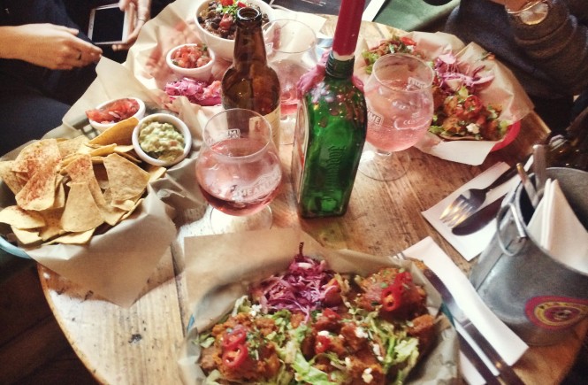 Mexican street food at La Choza